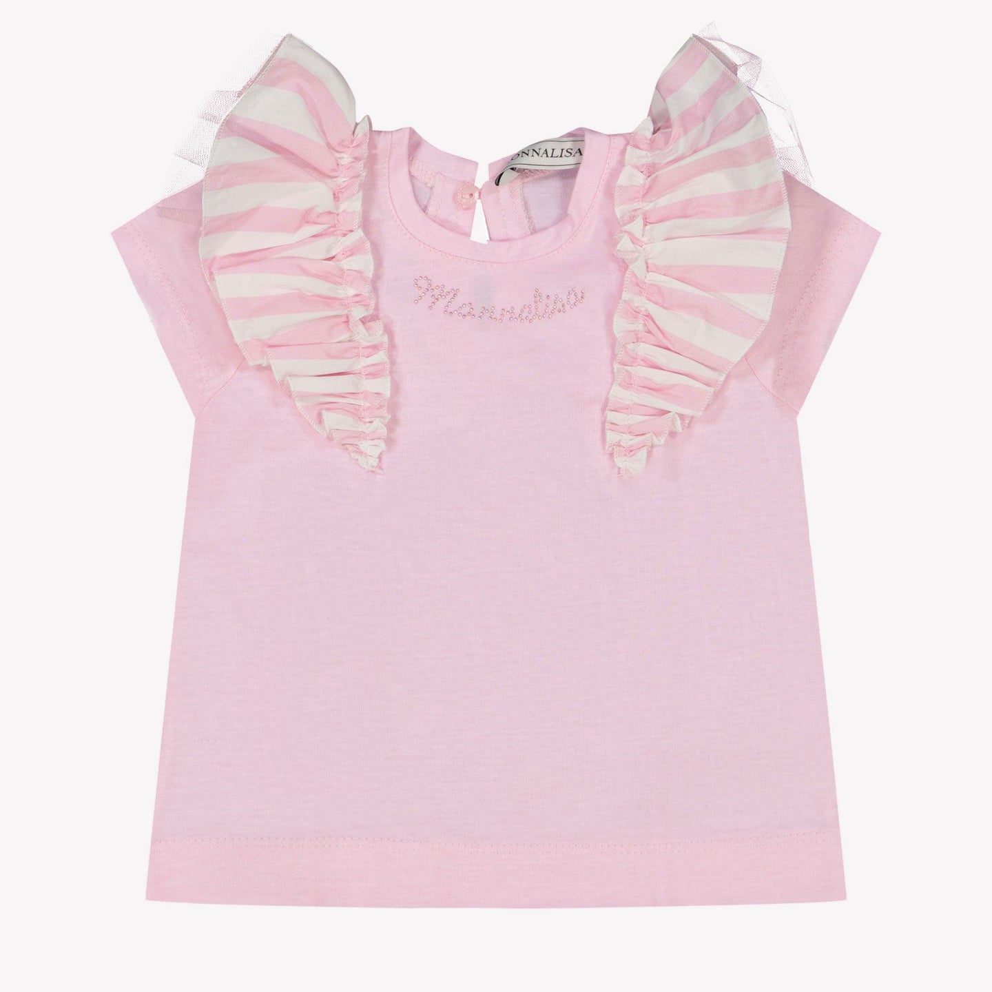 MonnaLisa Baby Girls T-Shirt in Light Pink