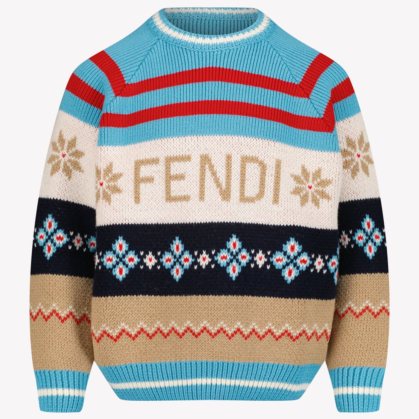 Fendi Kids Unisex Sweater Navy