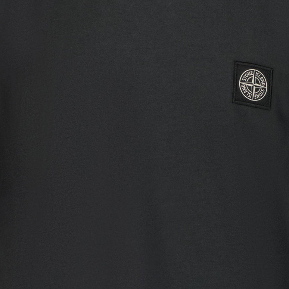 Stone Island Kids Boys in T-Shirt Anthracite