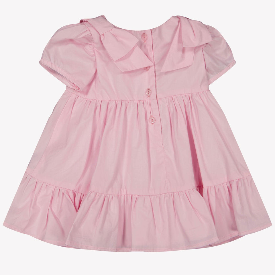 MonnaLisa Baby Girls Dress In Light Pink