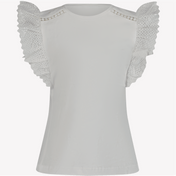 Mayoral Kinder Meisjes T-Shirt Off White