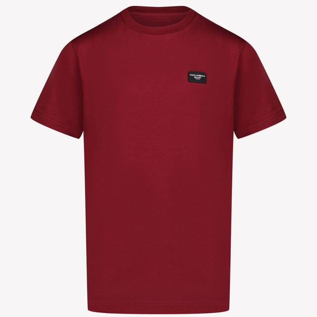 Dolce & Gabbana Jongens T-shirt Bordeaux 2Y