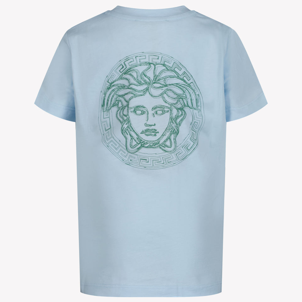 Versace Kids Boys in T-Shirt Light Blue