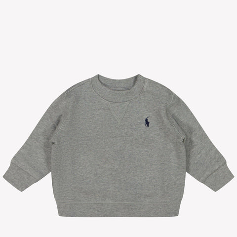 Ralph Lauren Baby Jongens Trui In Licht Grijs