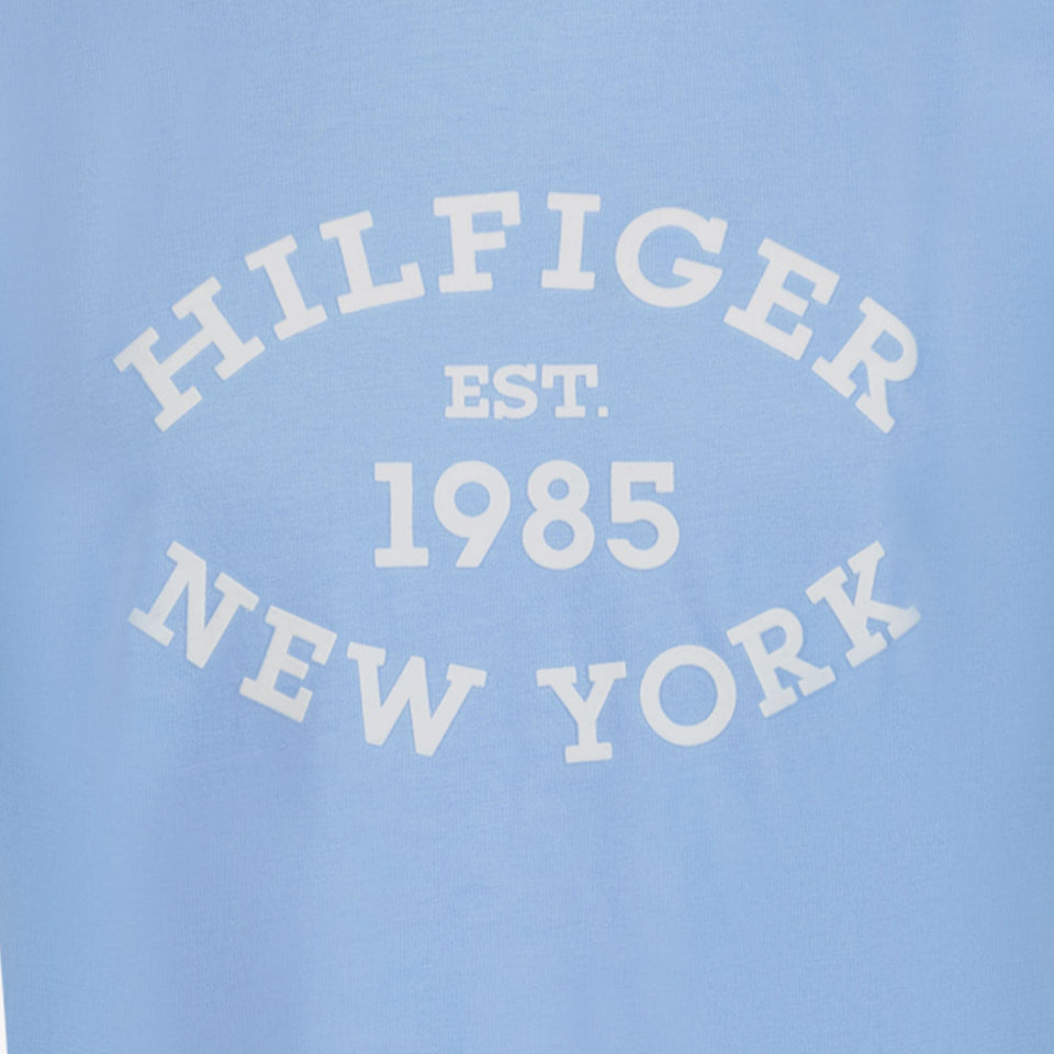 Tommy Hilfiger Jongens T-shirt Licht Blauw