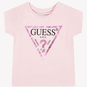 Guess Baby Girls T-shirt Pink