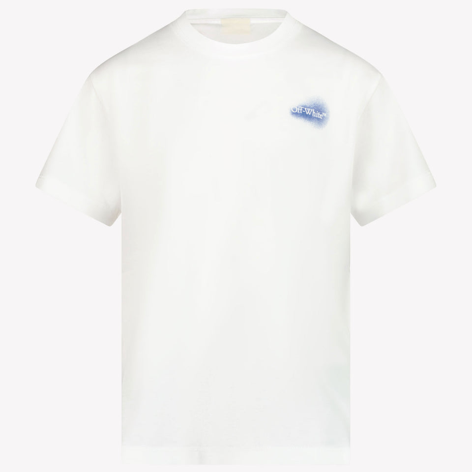 Off-White Kids Boys in T-Shirt White