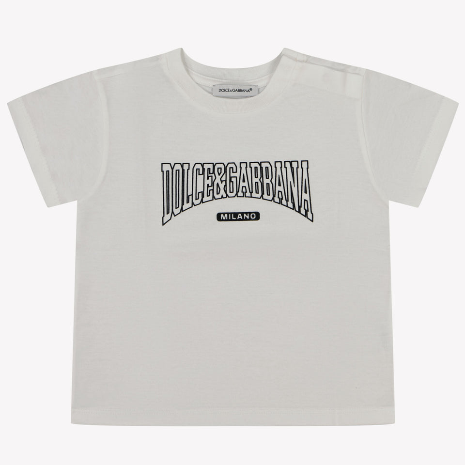 Dolce & Gabbana Baby Jongens T-shirt Wit