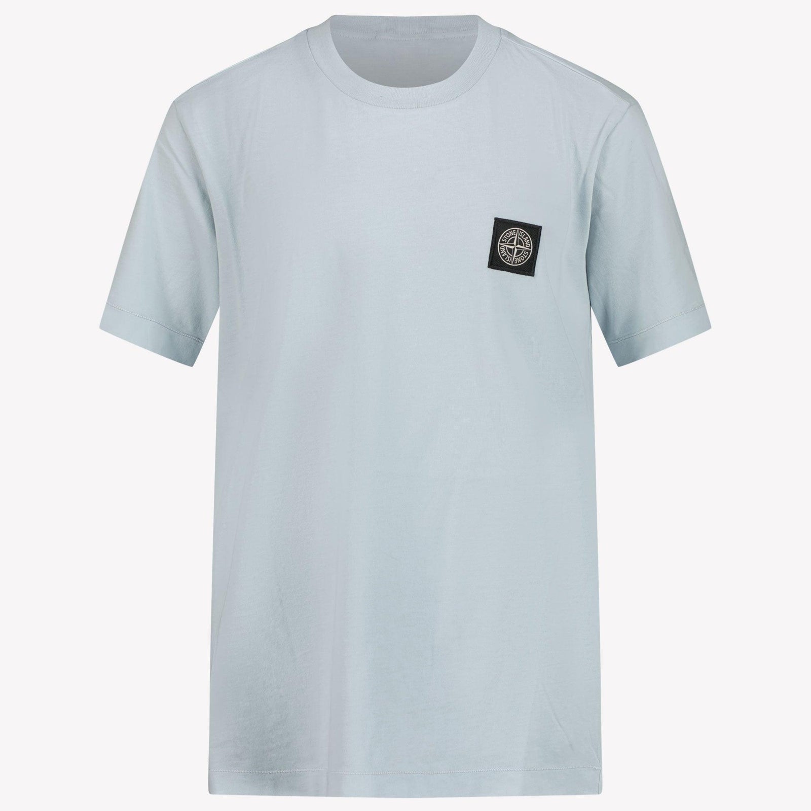 Stone Island Kinder Jongens T-Shirt In Licht Blauw