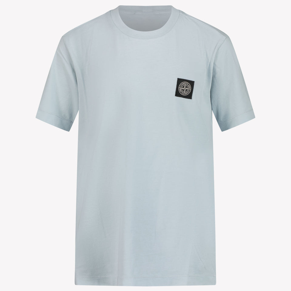 Stone Island Kids Boys in T-Shirt Light Blue