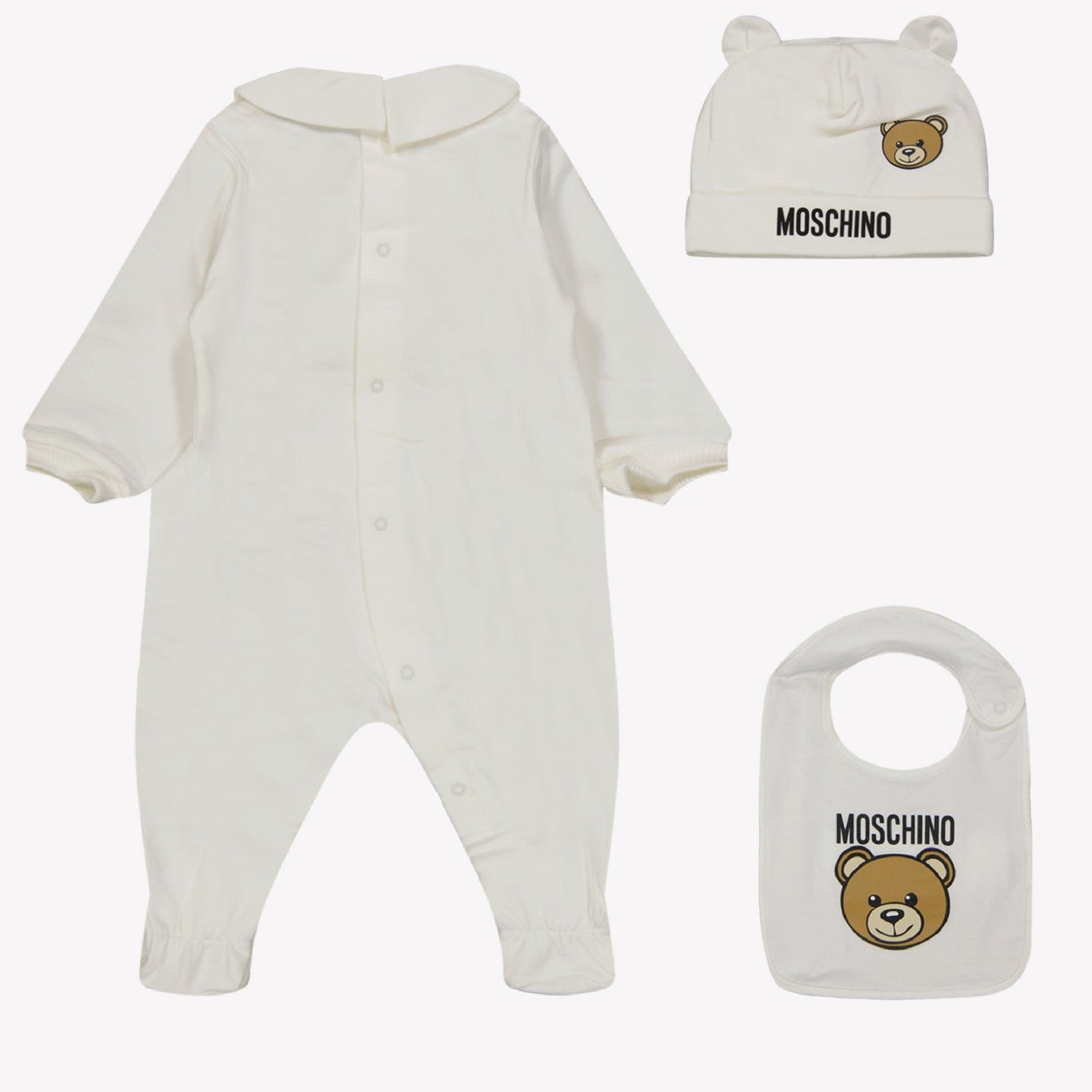 Moschino Baby Unisex Boxpakje Off White 3/6