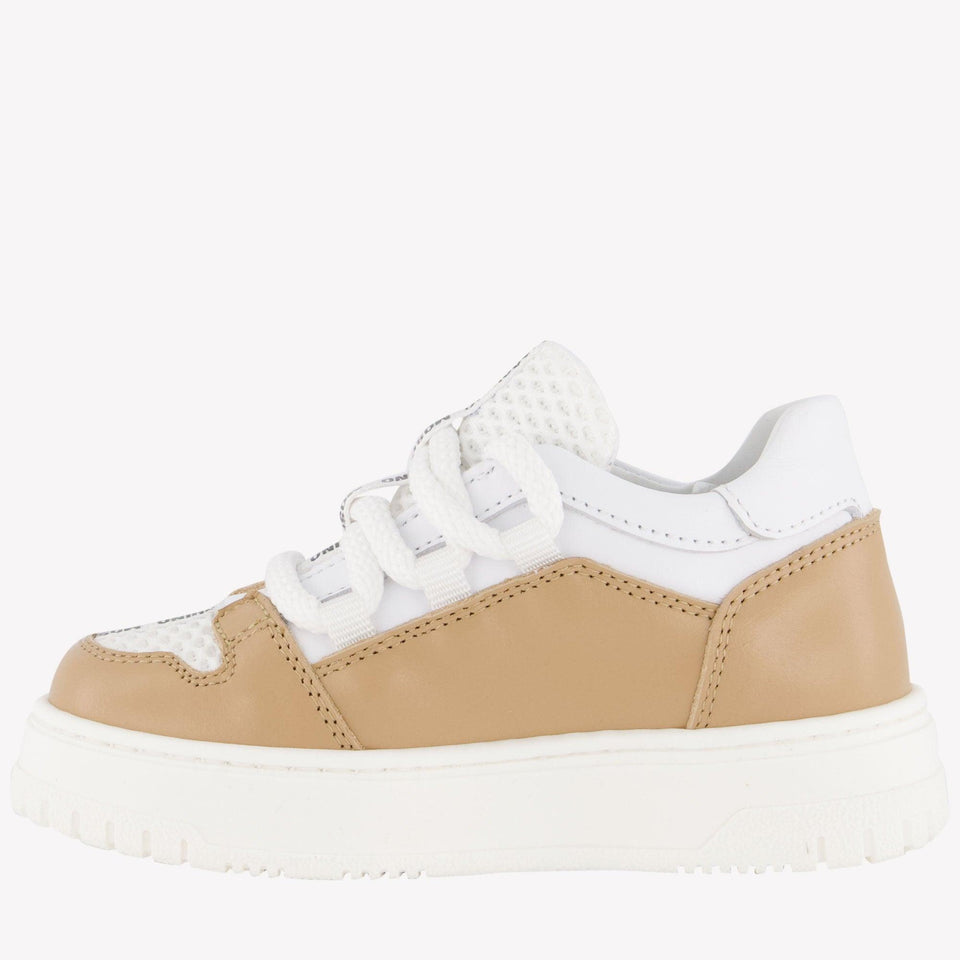 Moschino Unisex Sneakers in Beige