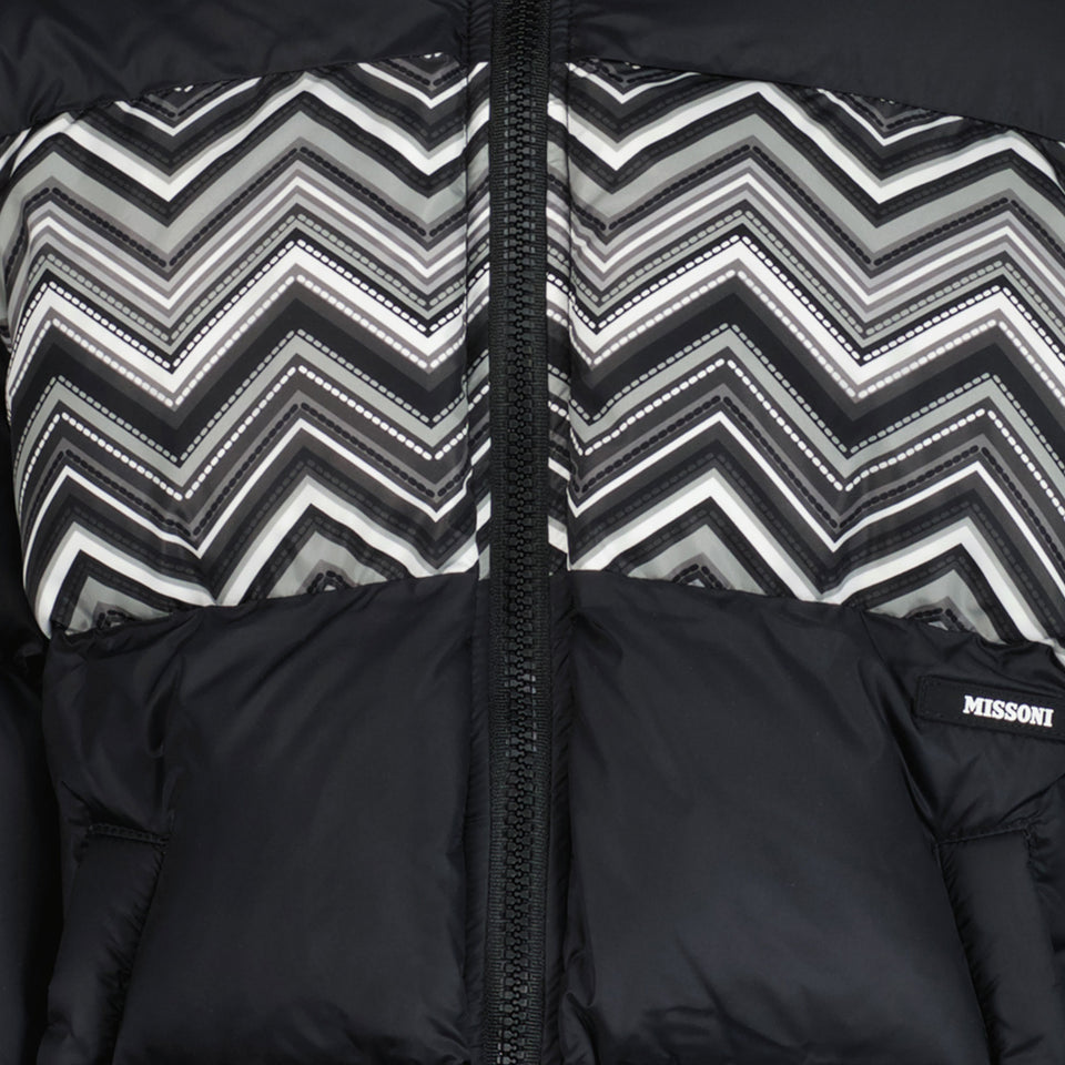 Missoni Children's boys winter jacket Black