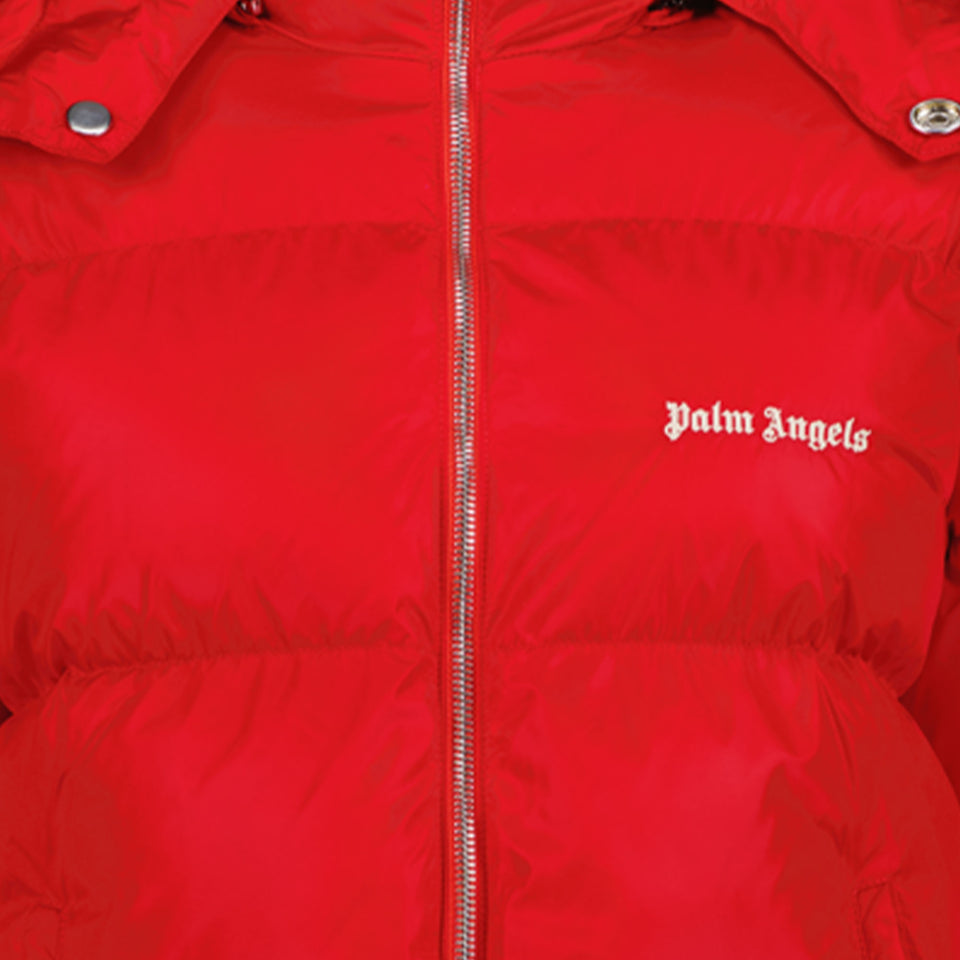 Palm Angels Jongens Winterjas Rood