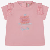 Liu Jo Baby Meisjes T-Shirt In Roze