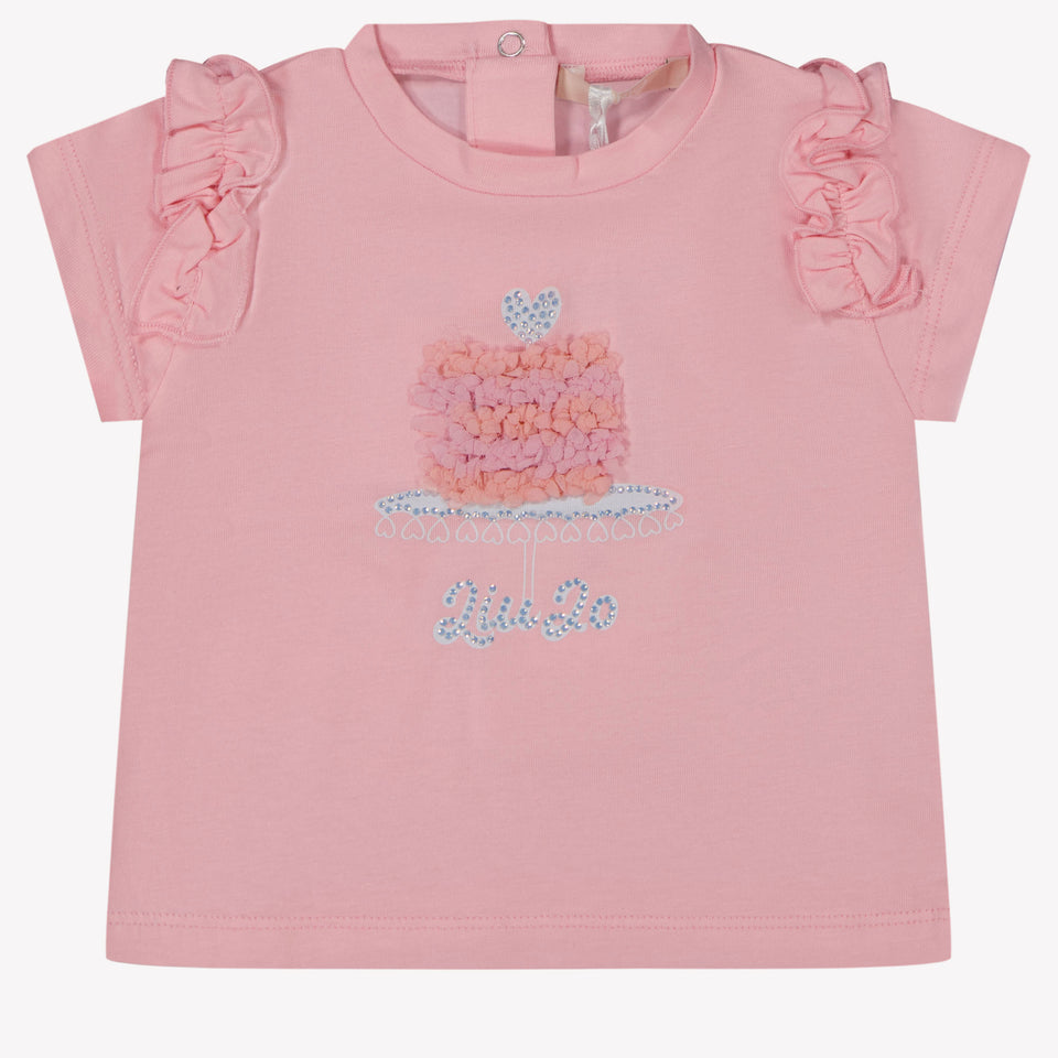 Liu Jo Baby Meisjes T-Shirt In Roze