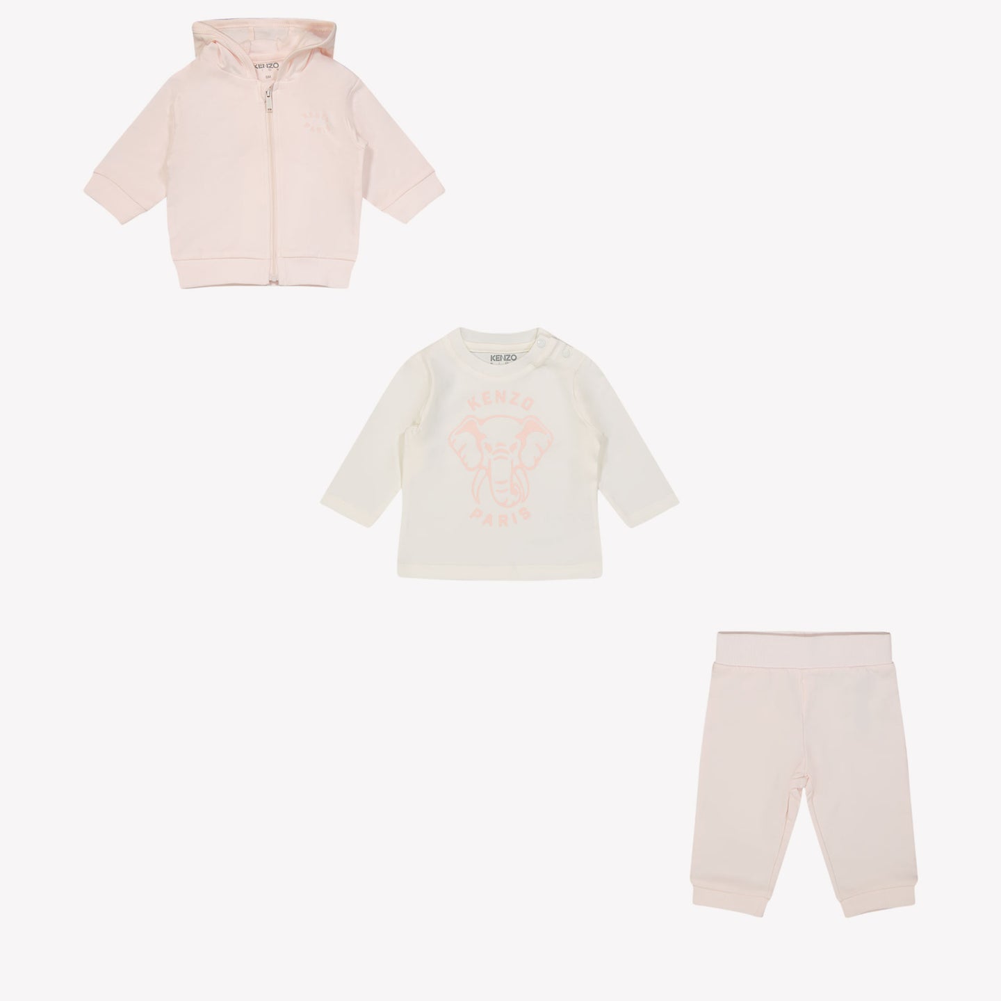 Kenzo Kids Baby Unisex Joggingpak Licht Roze