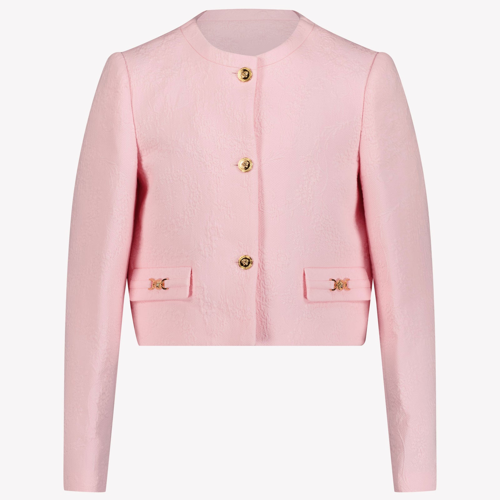 Versace Kids Girls Jacket in Light Pink