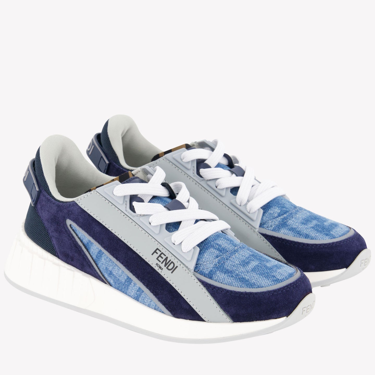 Fendi Unisex Sneakers Blauw