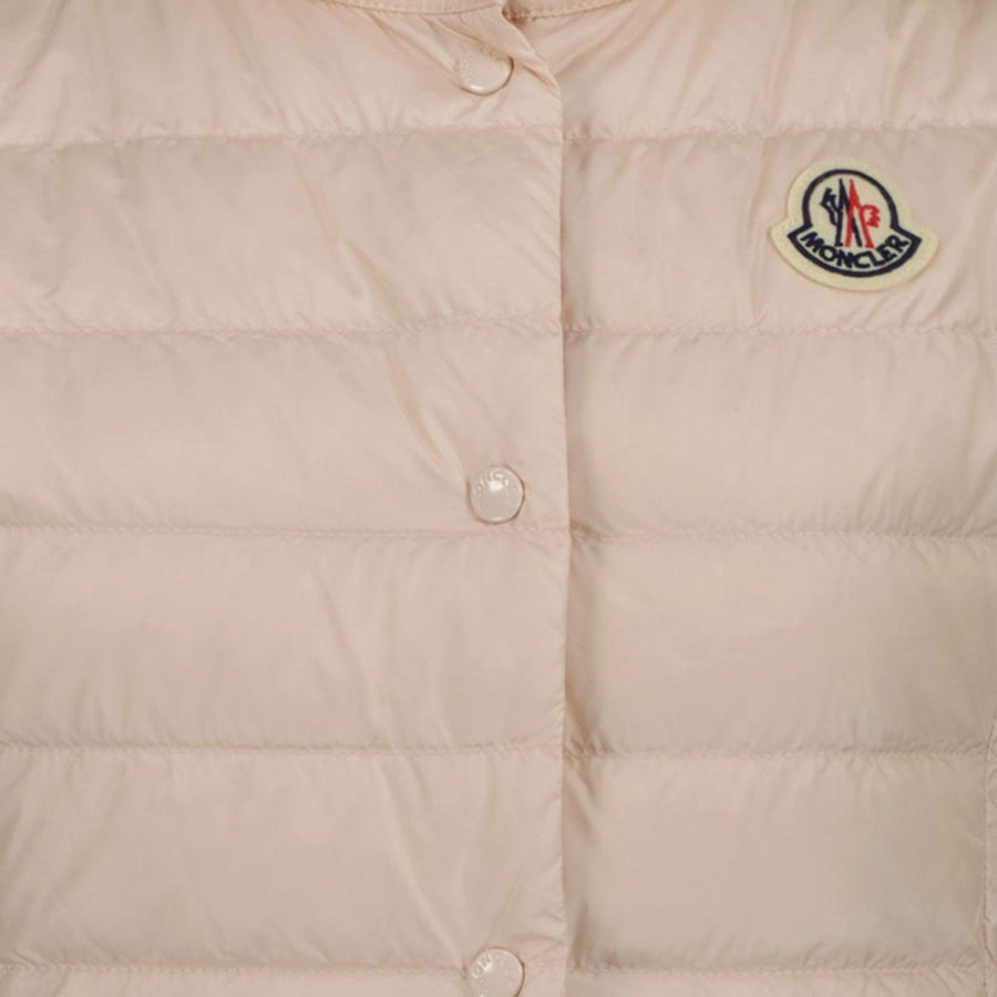 Moncler Kids Girls Bodywarmer  Light Pink