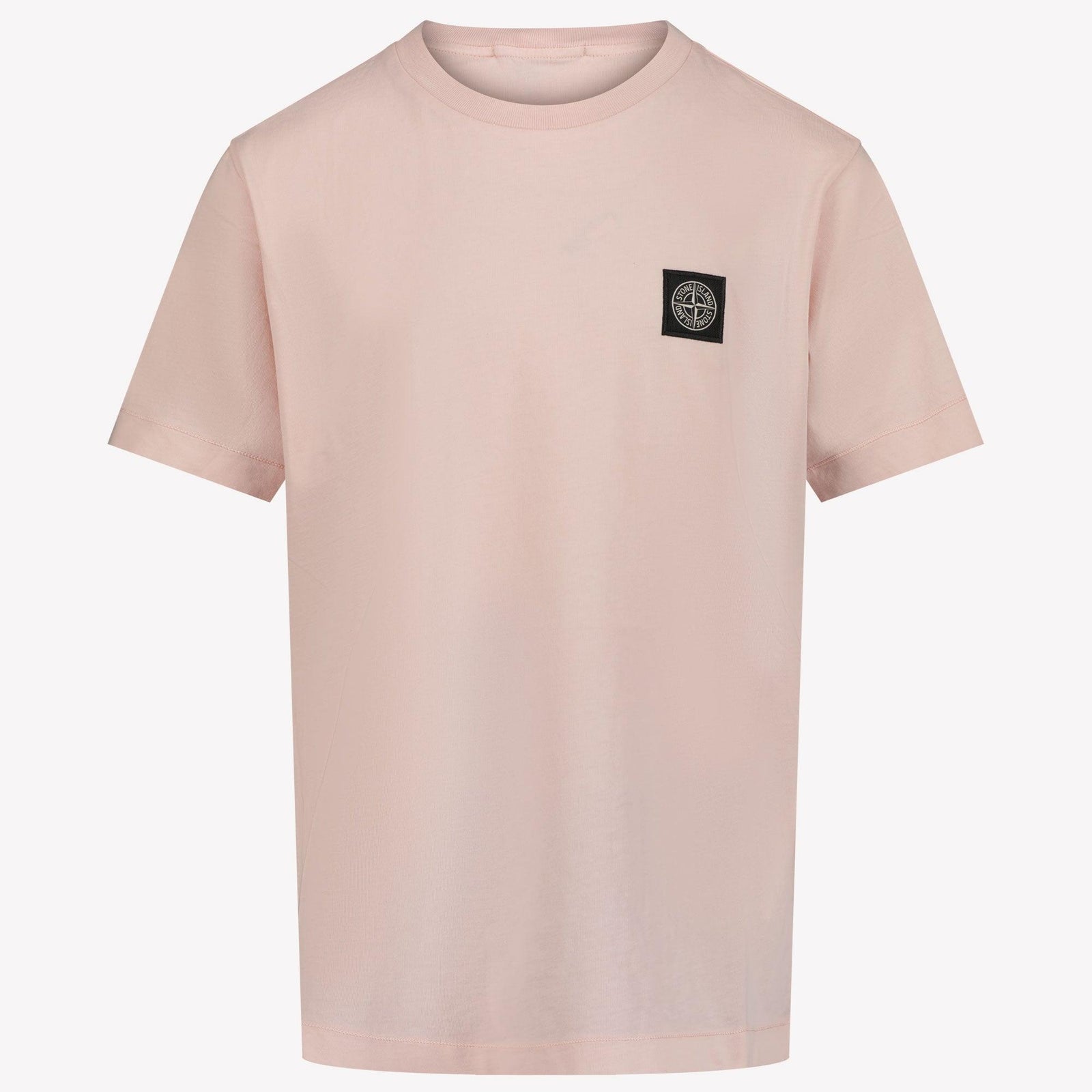 Stone Island Kinder Meisjes T-Shirt In Licht Roze