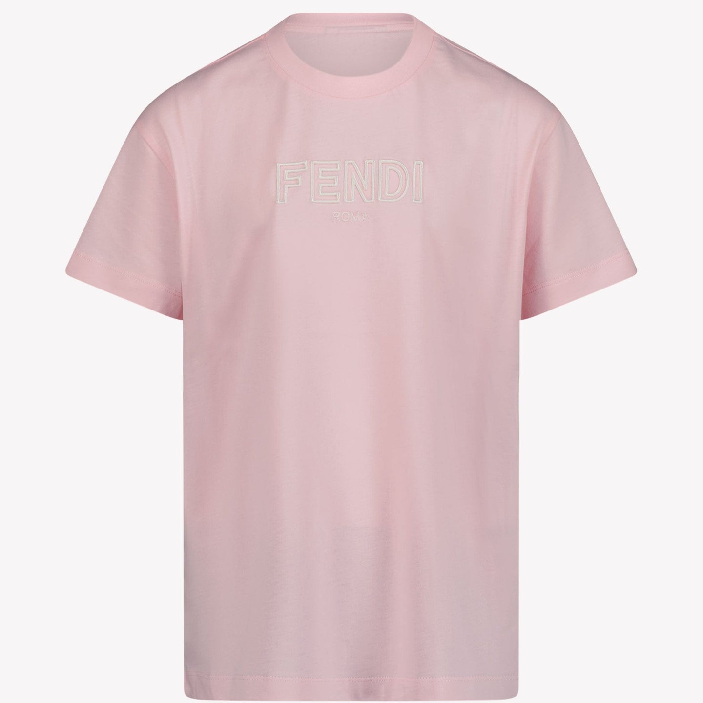 Fendi Unisex T-shirt Licht Roze 3Y