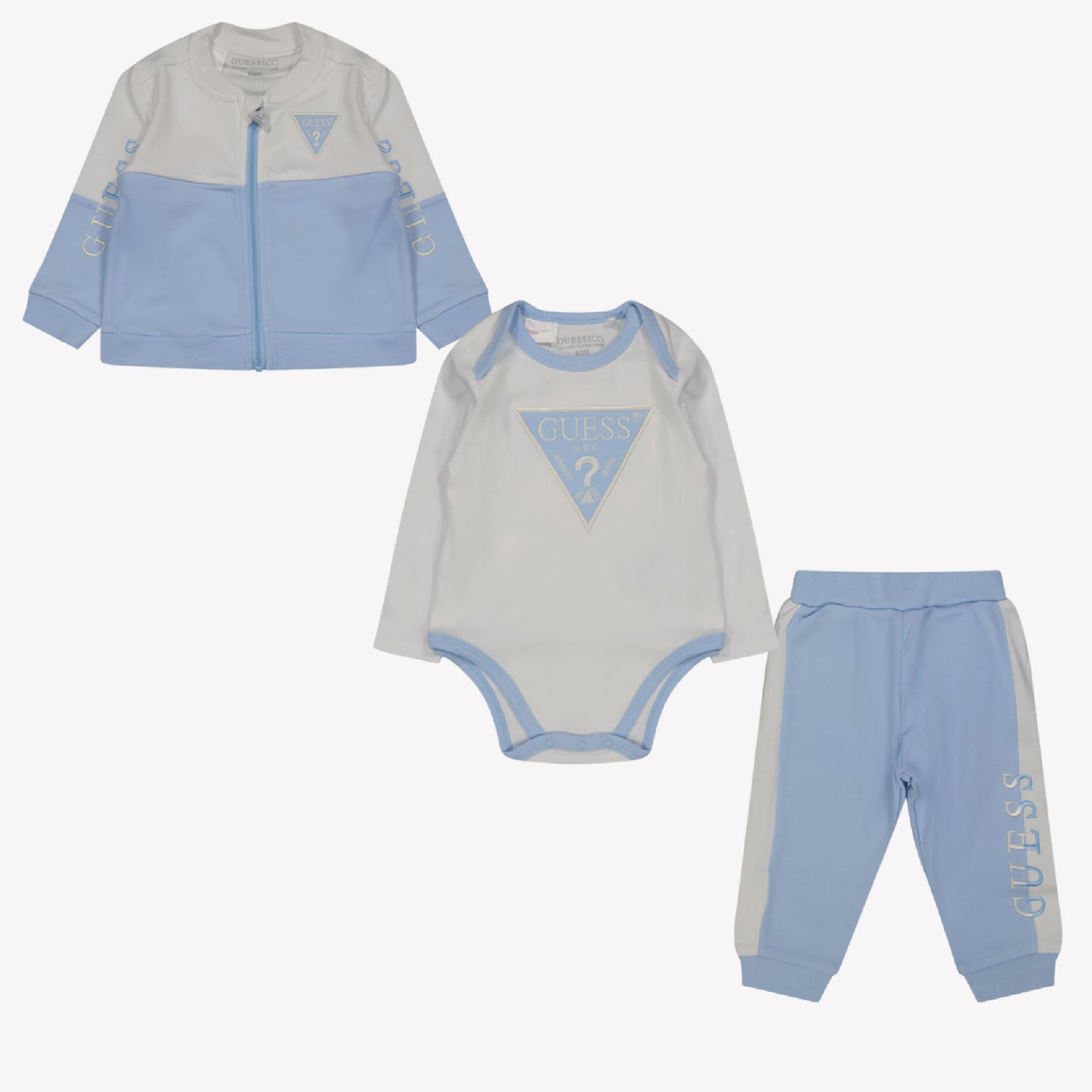 Guess Baby Boys Jogging Suit Light Blue