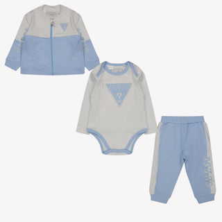 Guess Baby Boys Jogging Suit Light Blue