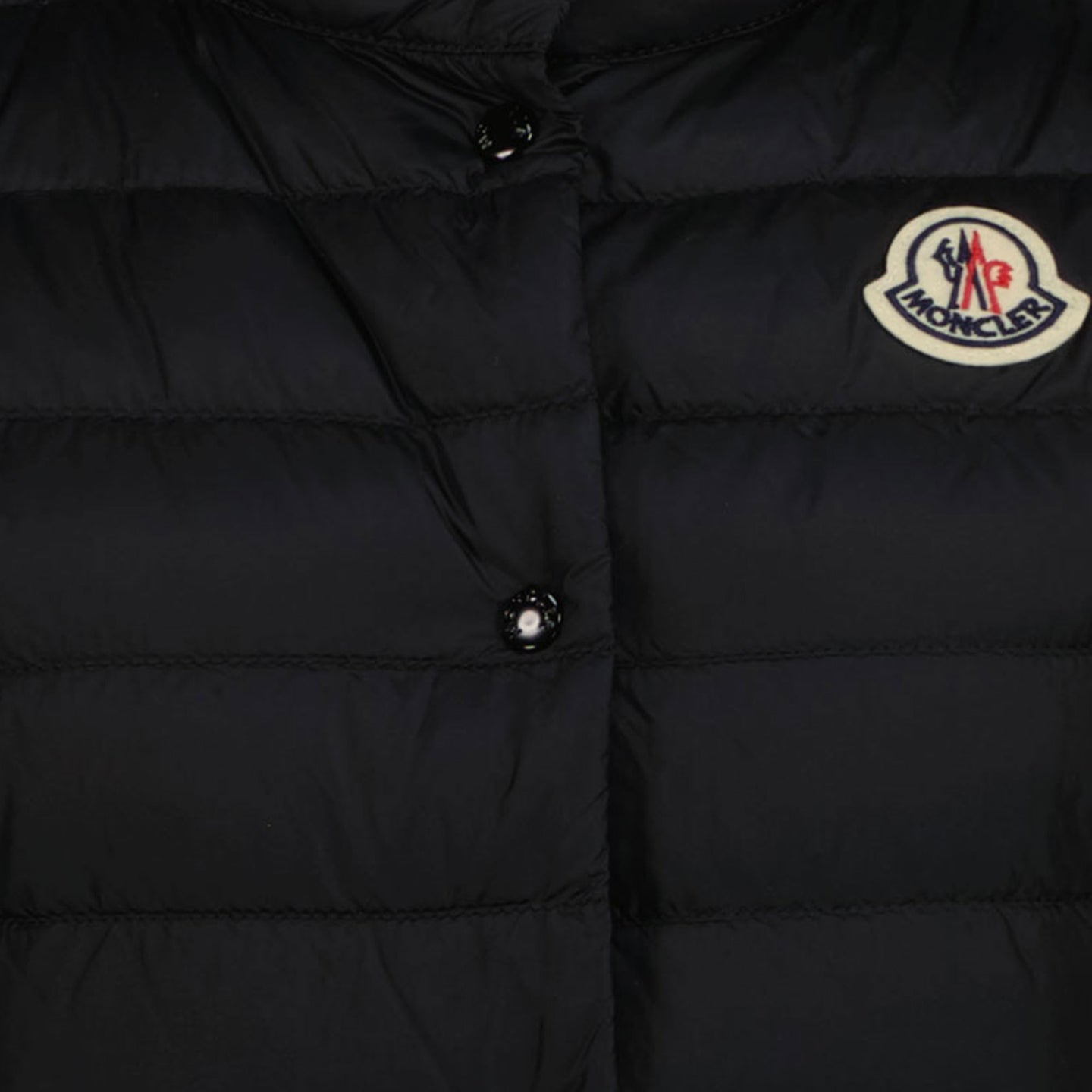 Moncler Kinder Meisjes Bodywarmer In Zwart