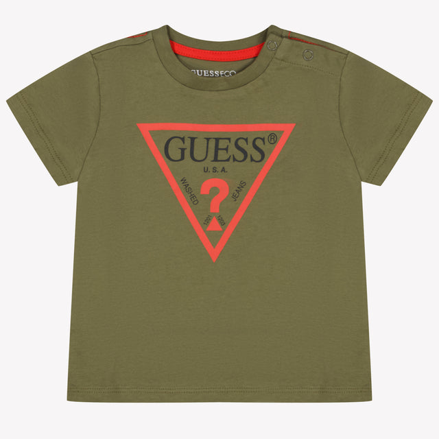 Guess Baby Jongens T-shirt Army