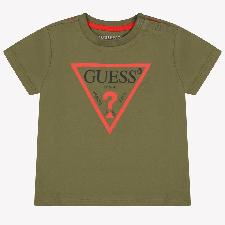 Guess Baby Jongens T-shirt Army