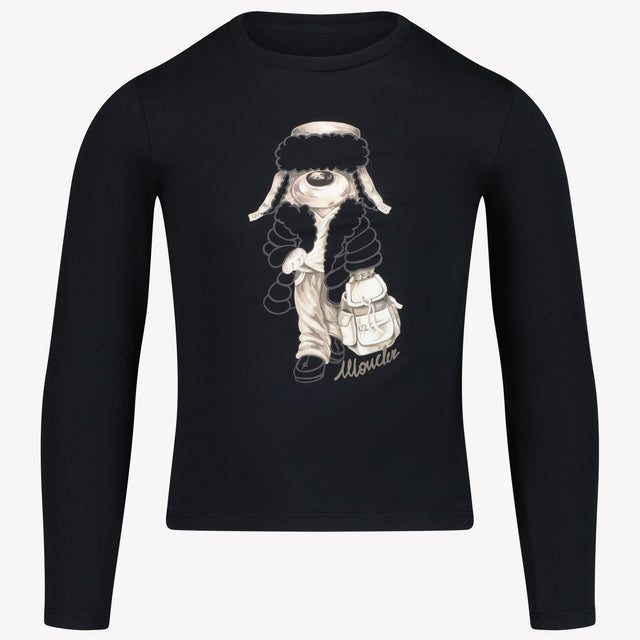 Moncler Girls T-Shirt Black