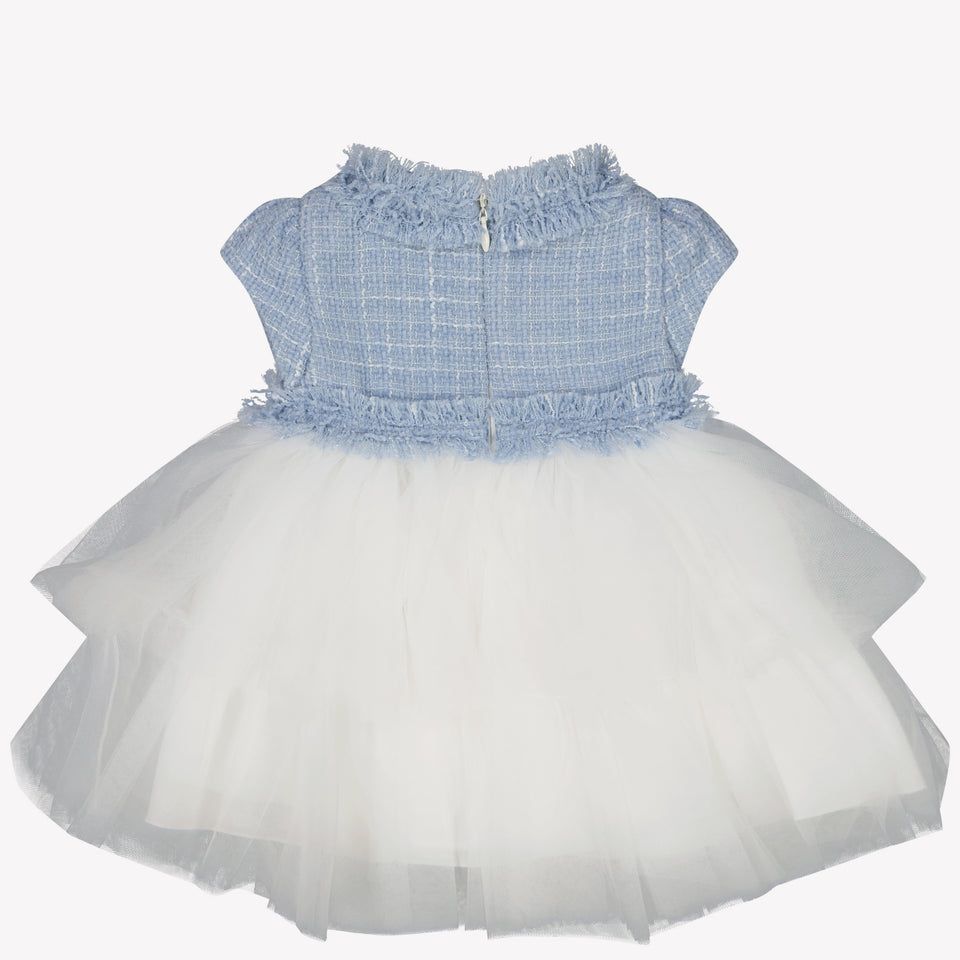 Lapin House Baby Girls Dress White