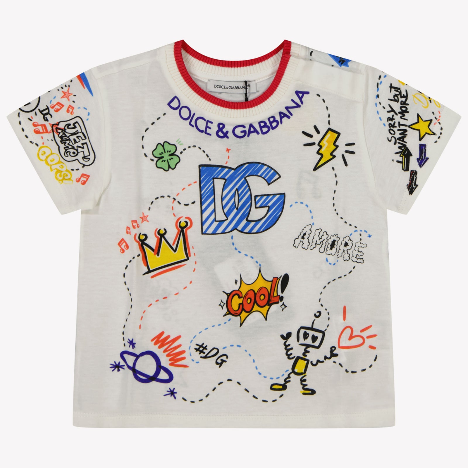 Dolce & Gabbana L1JTEY II7FC baby t-shirt wit