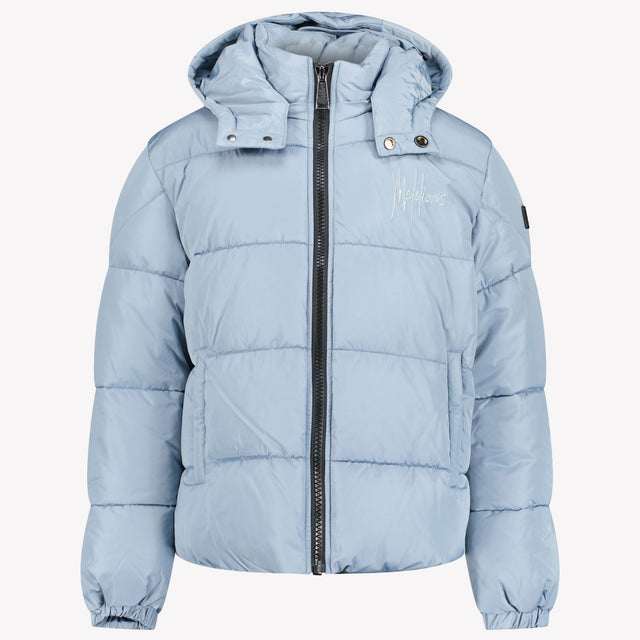 Malelions Unisex Winter Jacket Light Blue