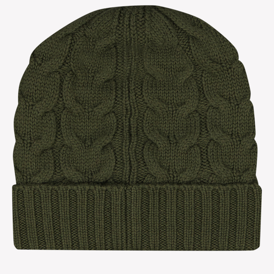 Moncler Unisex hat Dark Green