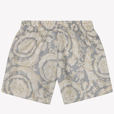 Versace Baby Boys Shorts In Gray