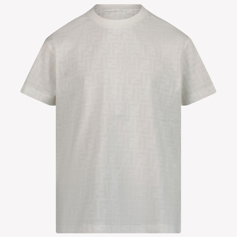 Fendi Unisex Kids T-Shirt in White