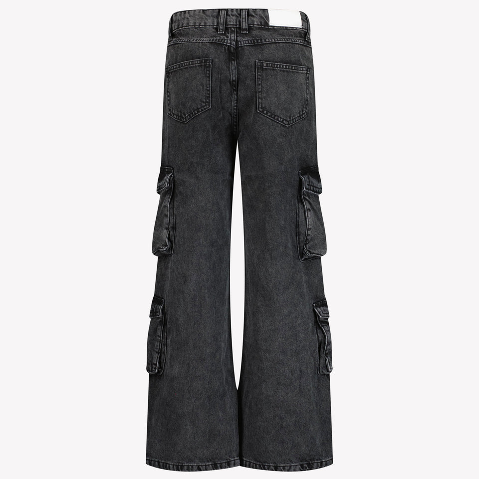 MSGM Girls Jeans Gray