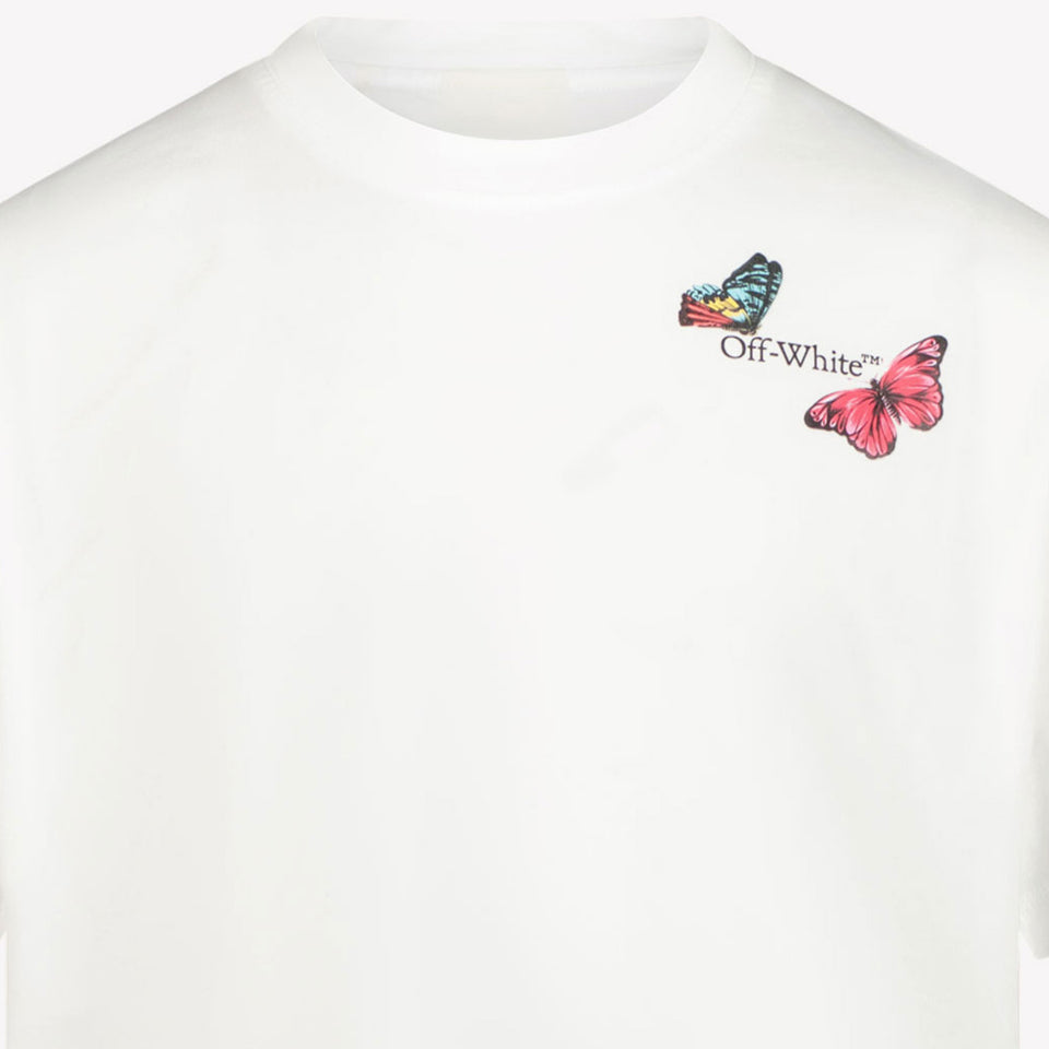 Off-White Kids Girls in T-Shirt White