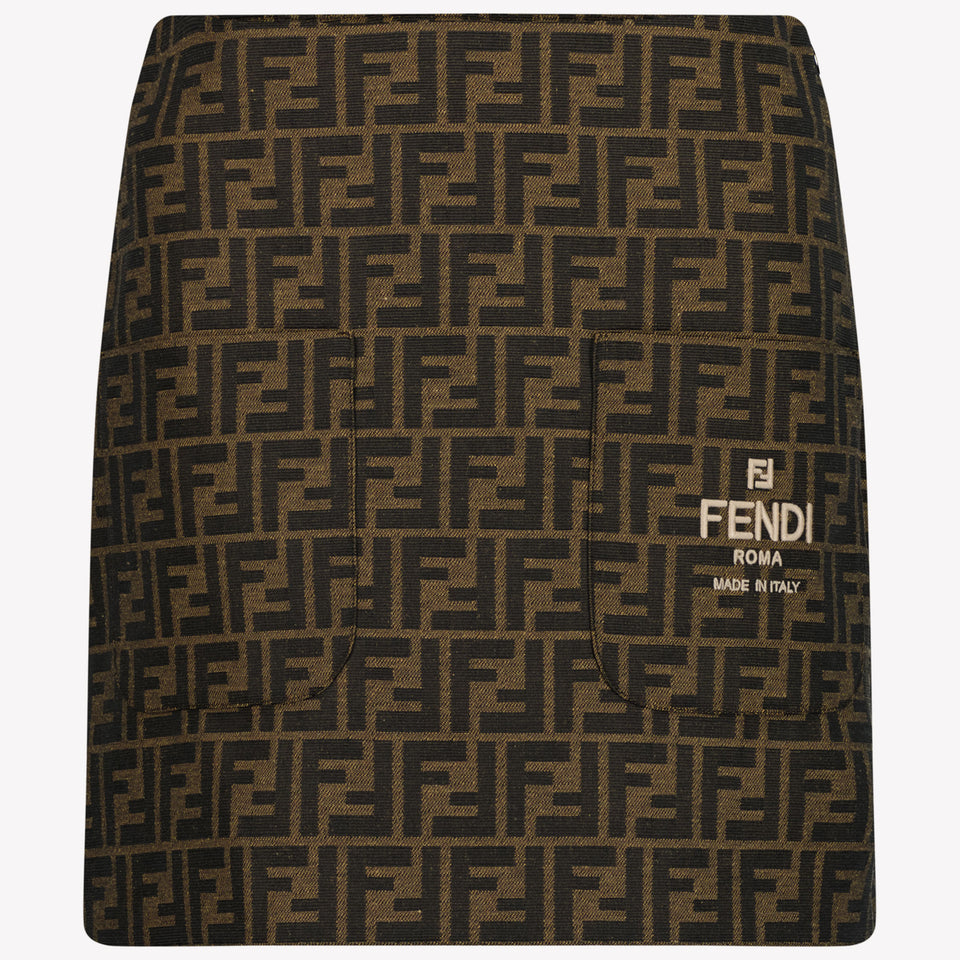 Fendi Girls skirt Brown