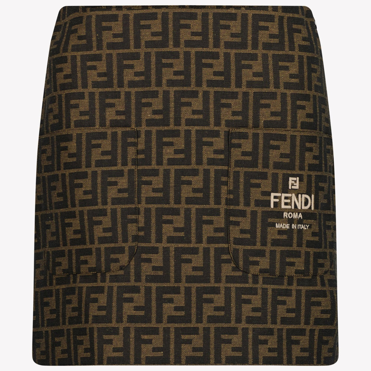Fendi Girls Skirt Brown