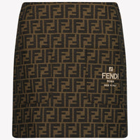 Fendi Girls Skirt Brown