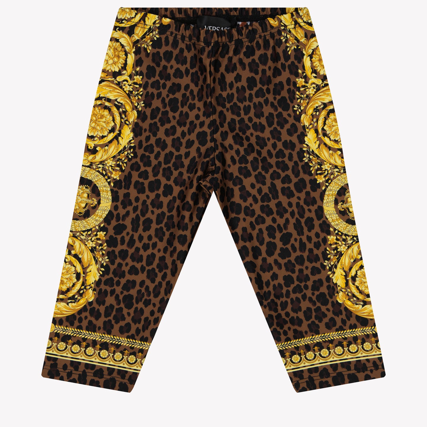 Versace Girls leggings Brown