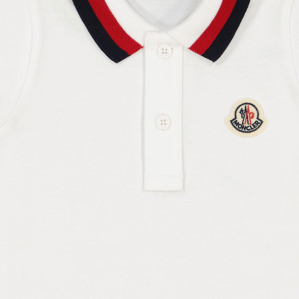 Moncler Baby Boys Playsuit In White