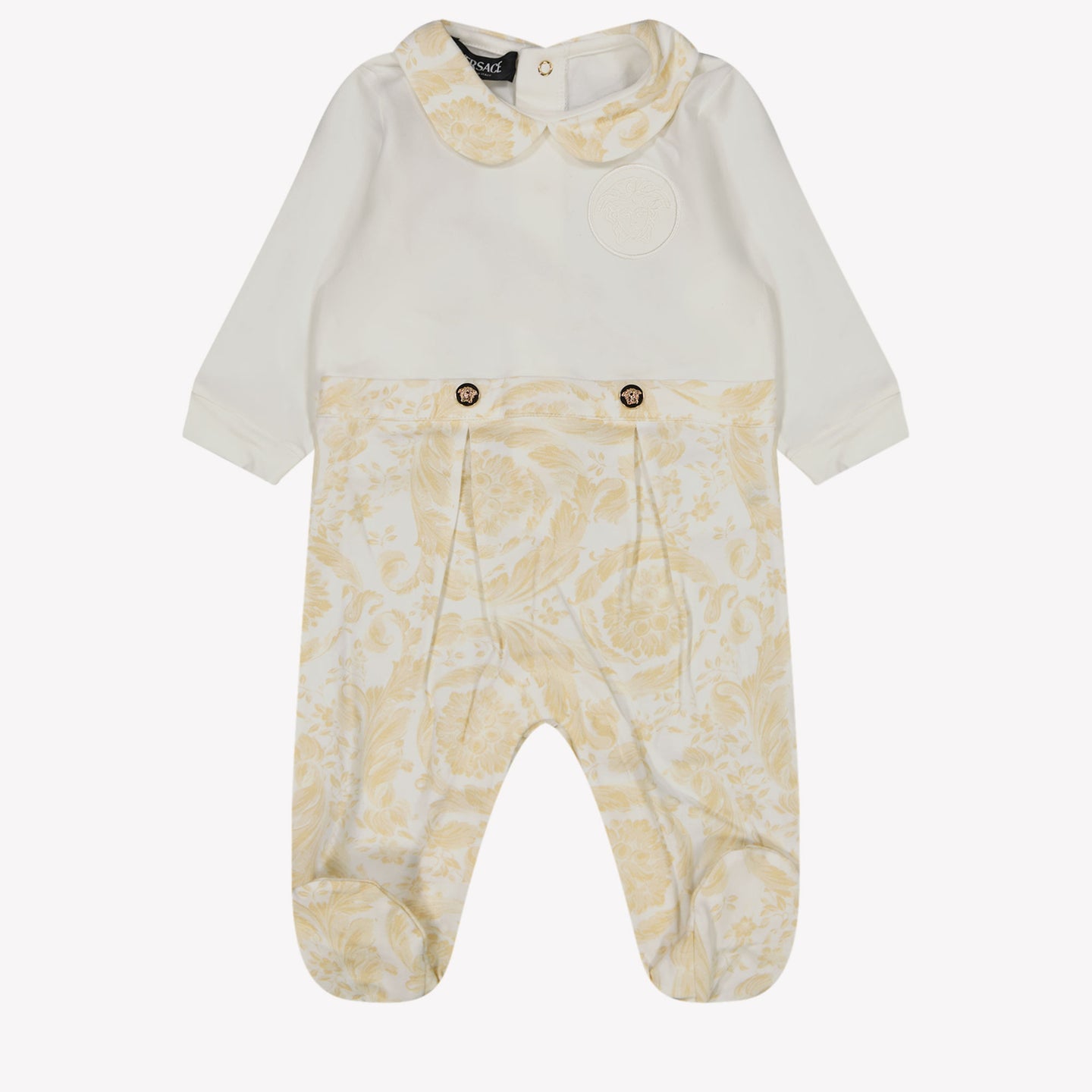 Versace Baby unisex box suit White