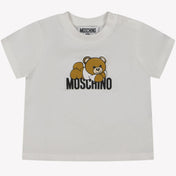 Moschino Baby Unisex T-shirt Off White