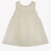 MonnaLisa Baby Meisjes Jurk Off White