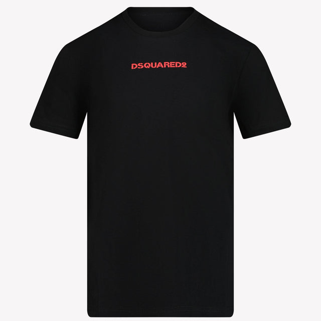 Dsquared2 Jongens T-shirt Zwart 4Y