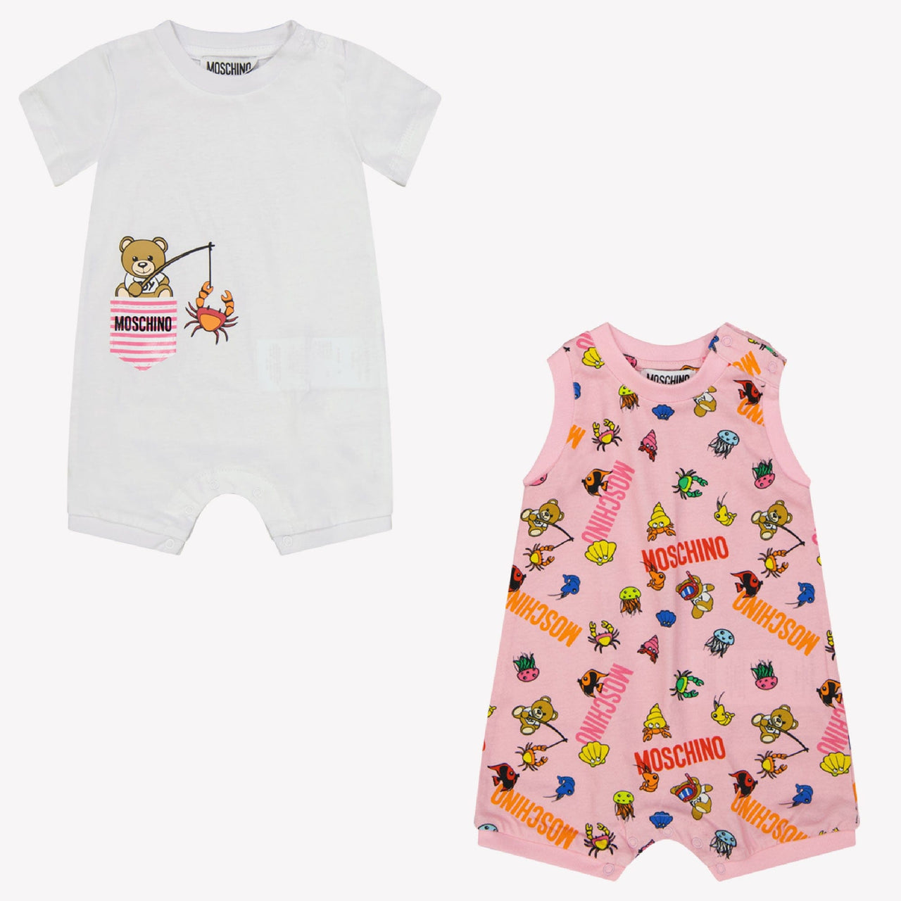 Moschino Baby Unisex Boxpakje Roze 3/6